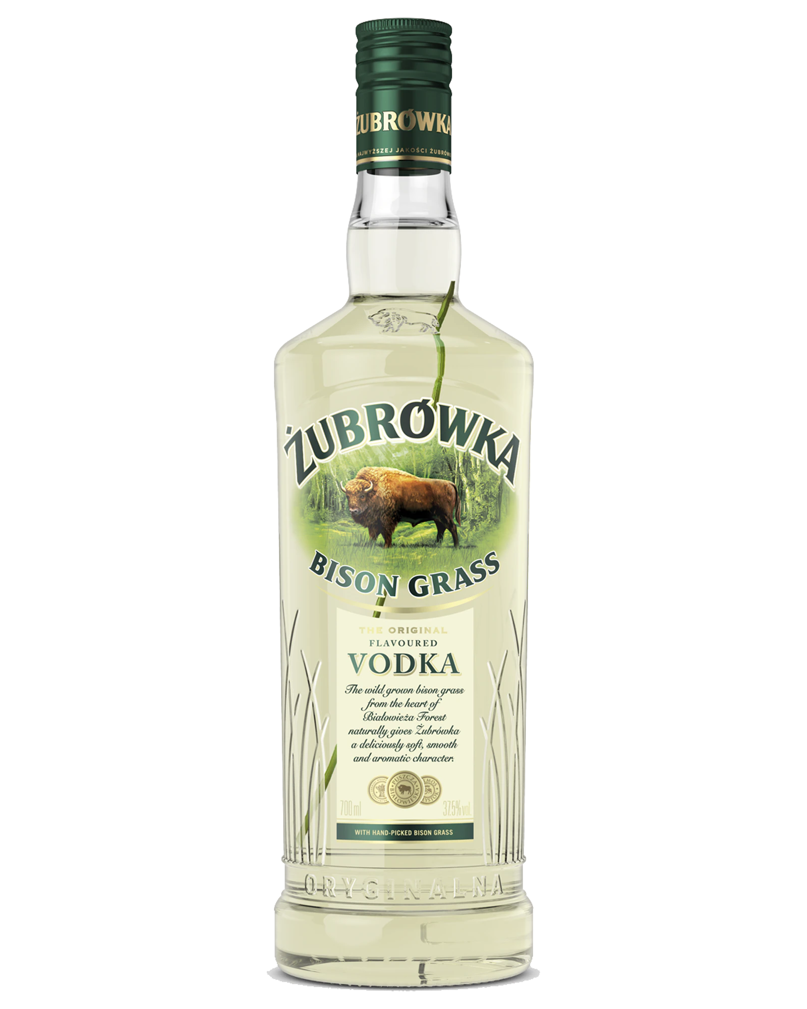 (image for) Zubrowka Bison Grass Vodka (700ml) - Click Image to Close